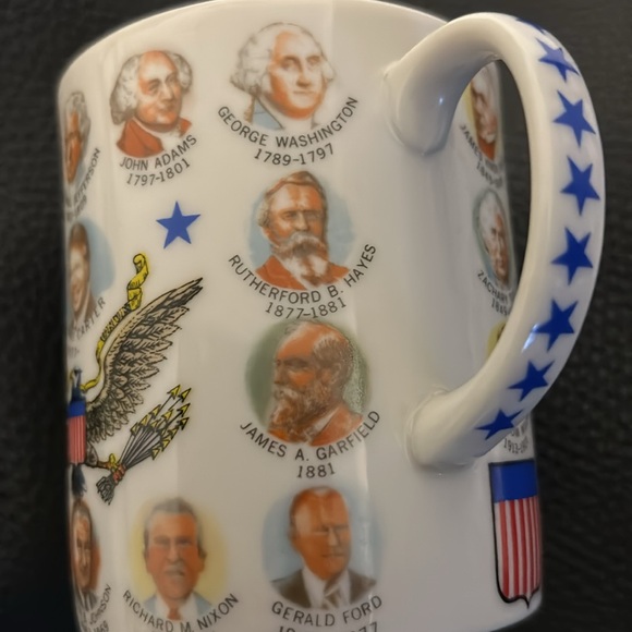 Vintage Late 70s President Jimmy Carter commemorative 8 ounce ceramic coffee mug - Picture 6 of 8